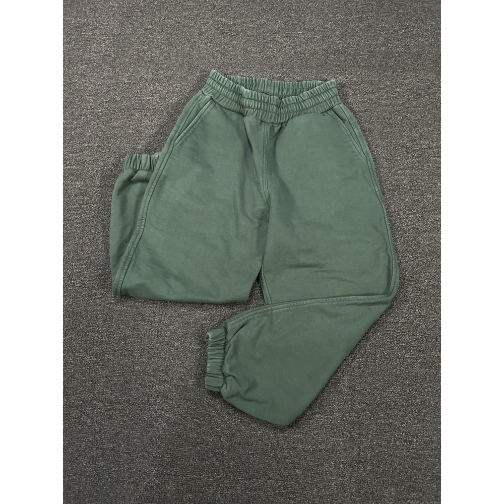 Studio Dejore Pants Mens Medium Green Fleece Sweatpants Joggers‎ Elastic Waist